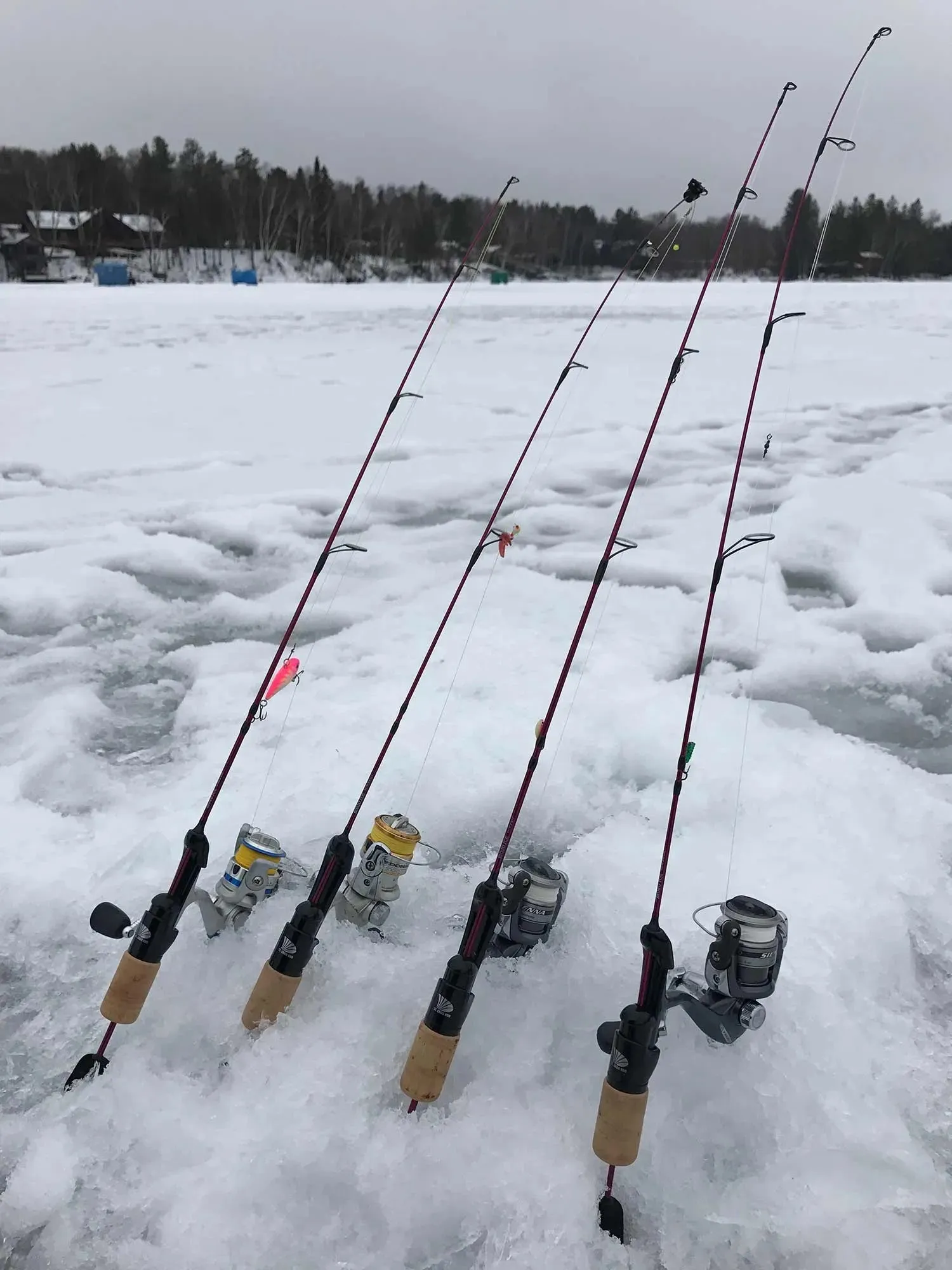 Whuppin stick ice fishing rod