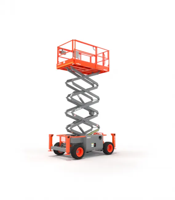 Bred Saxlift Plattformshöjd 9,7 meter, Diesel 4x4