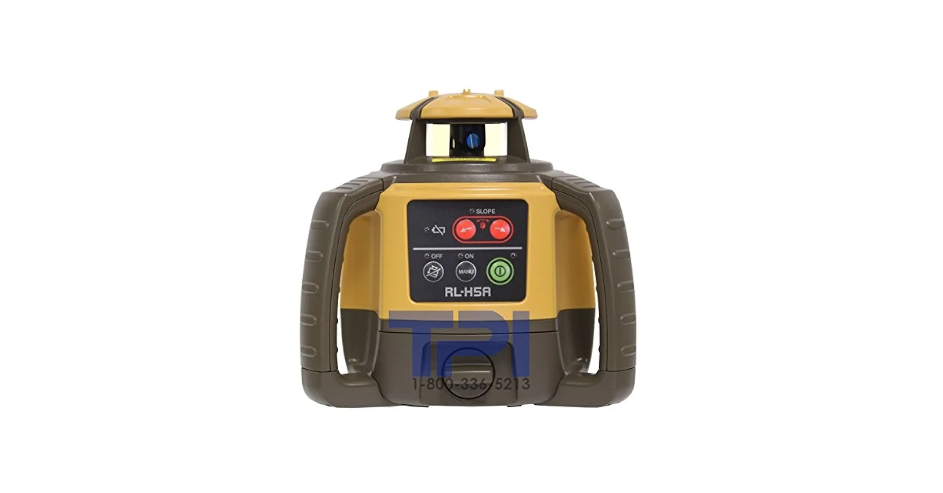 Planlaser med manuellt fall