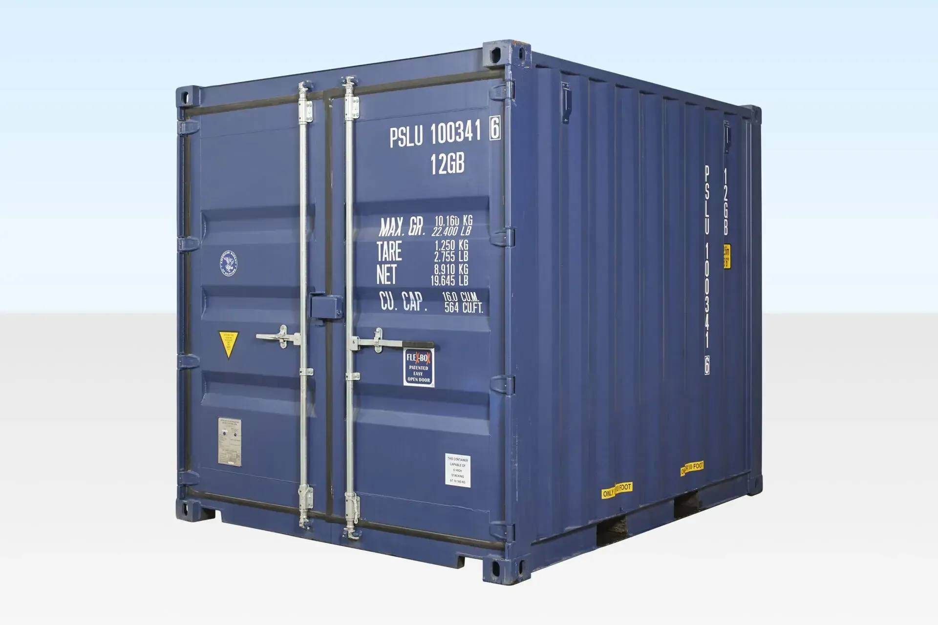 Container 10 fot  (flera val av utförande för produkten) 