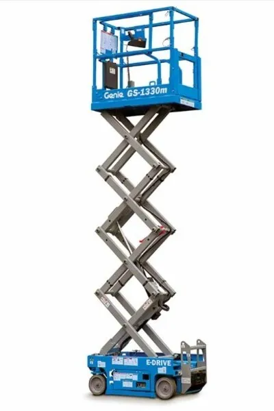 Smal Saxlift plattformshöjd 3,90 meter, Batteri