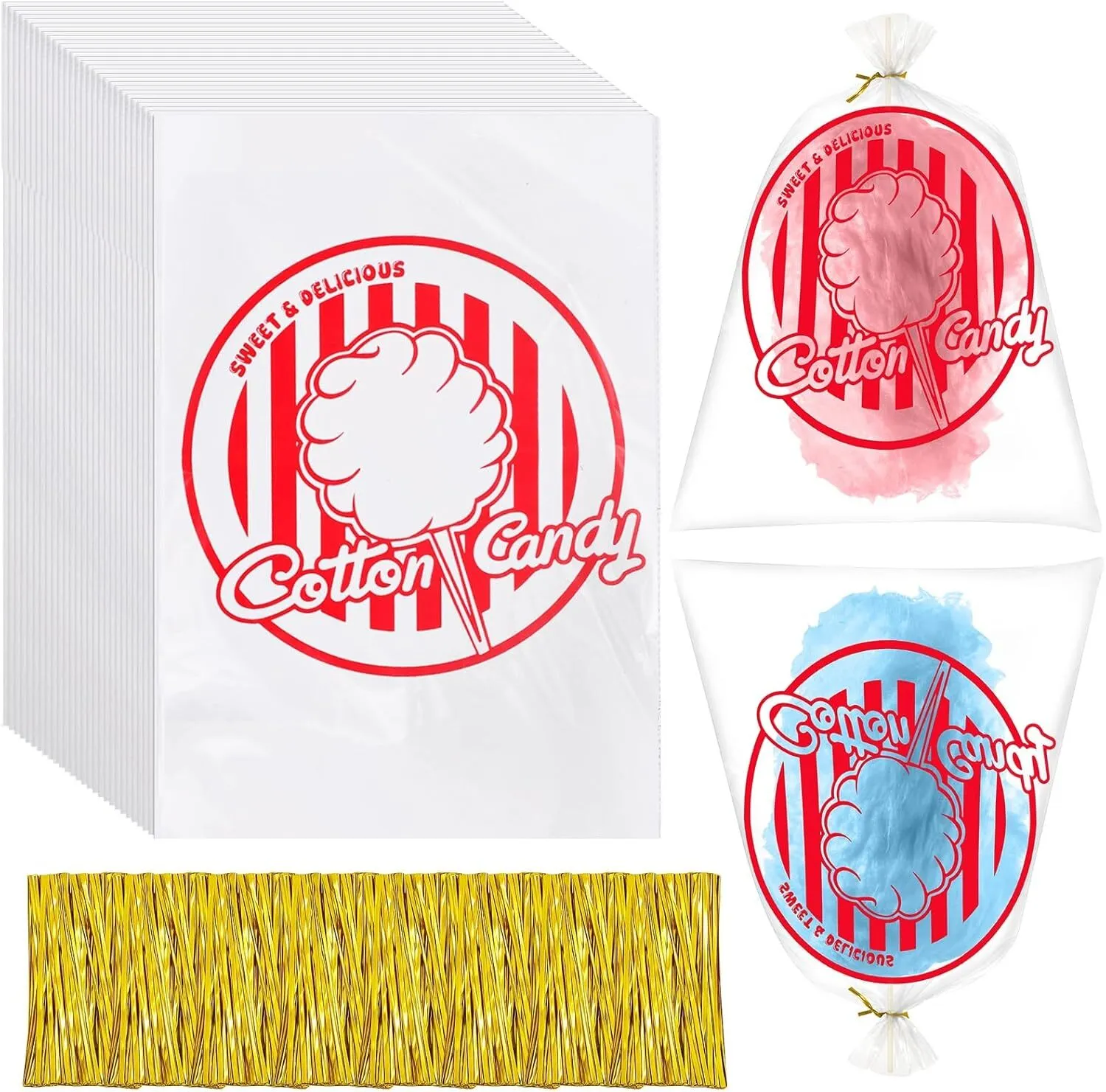 Cotton Candy Bags | for 50