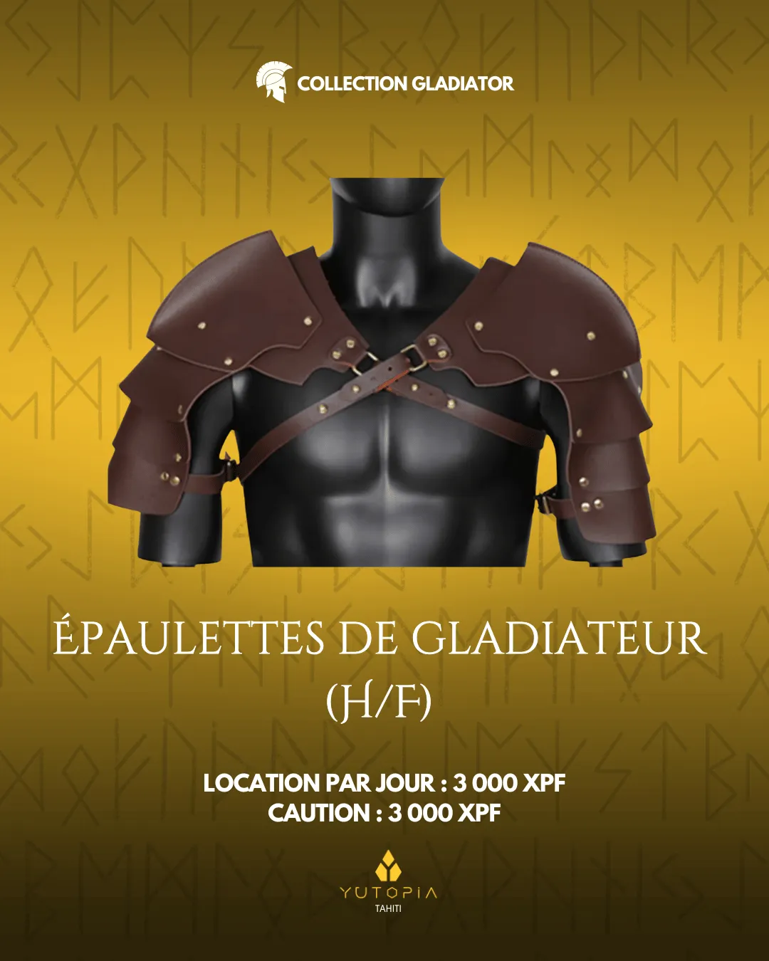 Epaulettes de gladiateur 