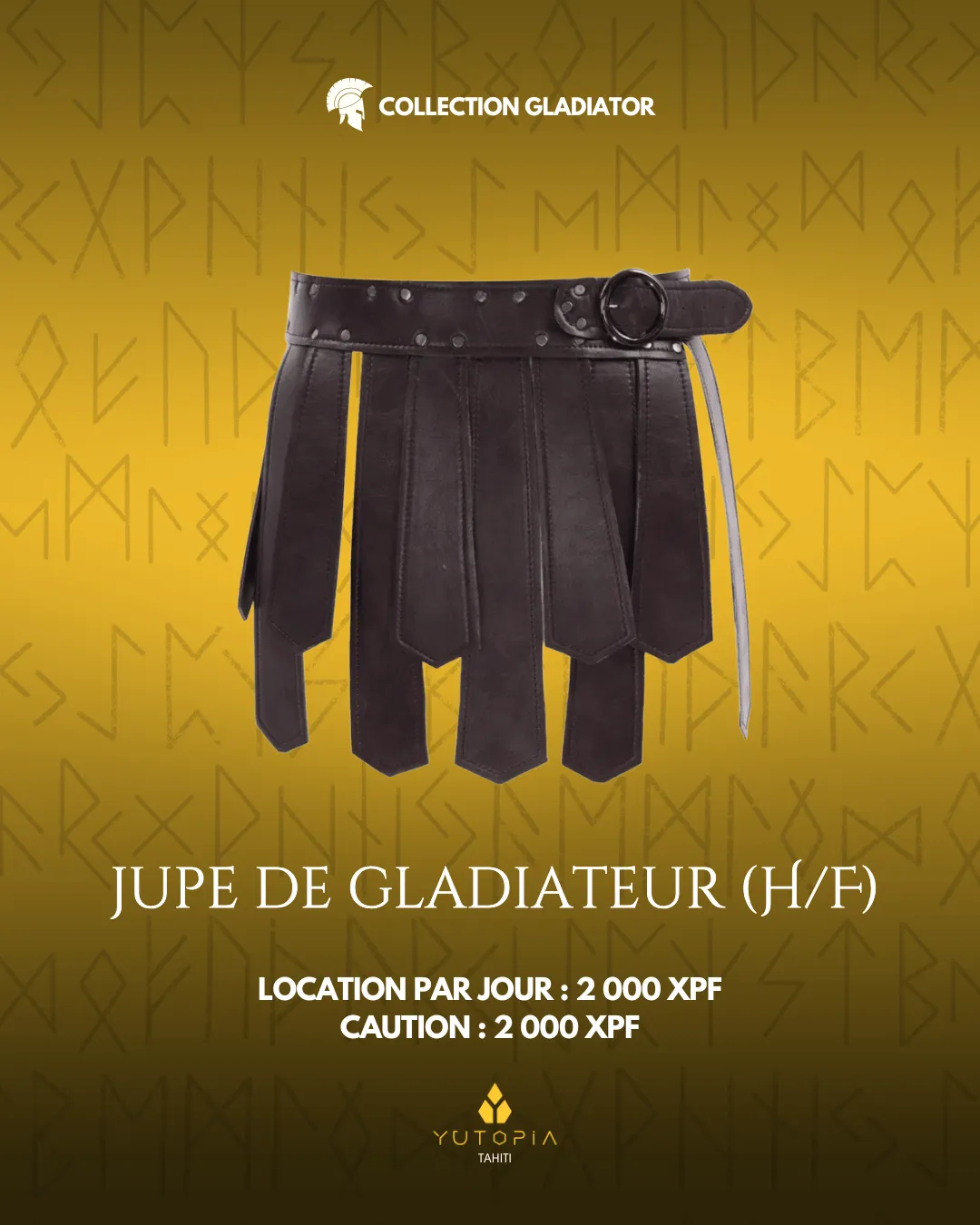 Jupe de gladiateur