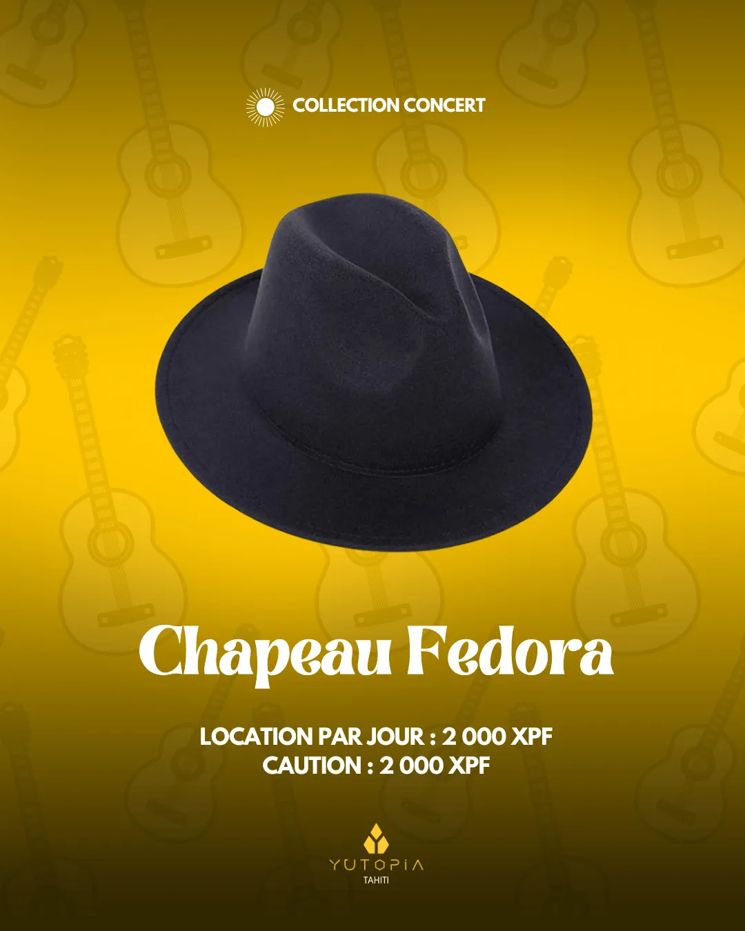 Chapeau fedora 