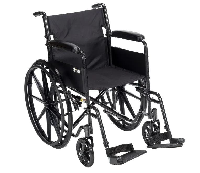 Adult Wheelchair (18-inch wide seat, 250lb limit)