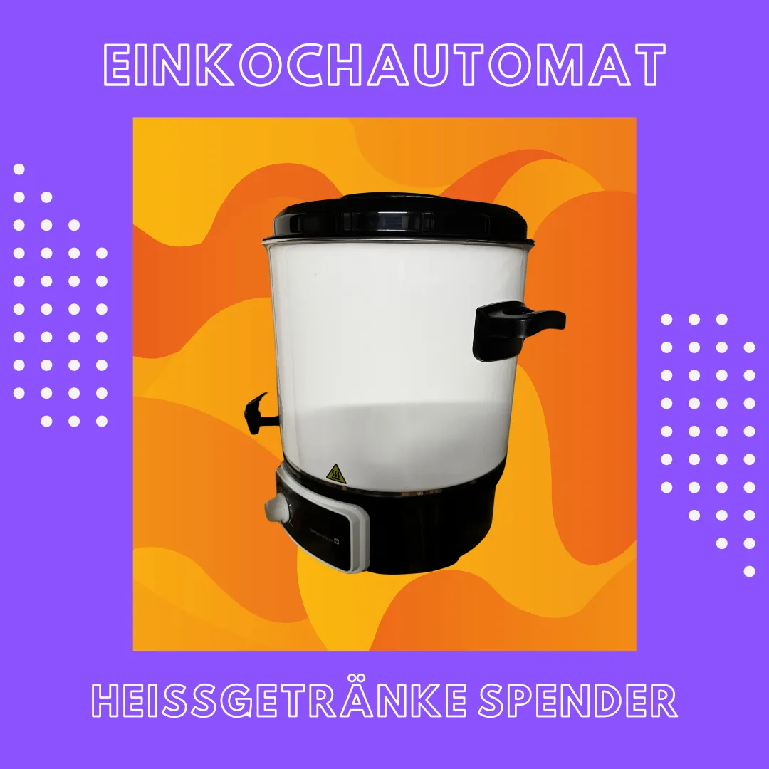 Einkochautomat Heißgetränke Spender 1800W Tarrington House PB 27 Weiß 20L