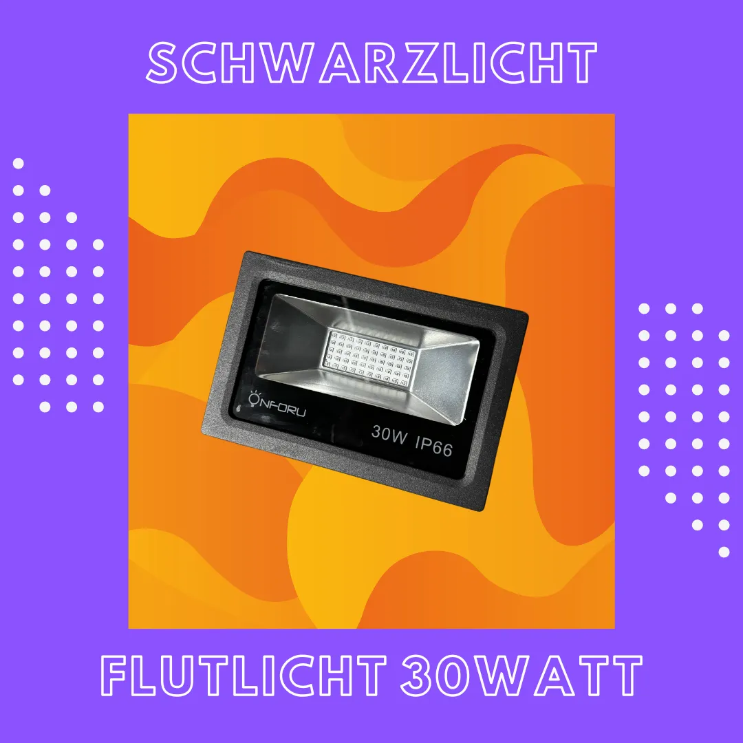 Schwarzlicht Flutlicht
