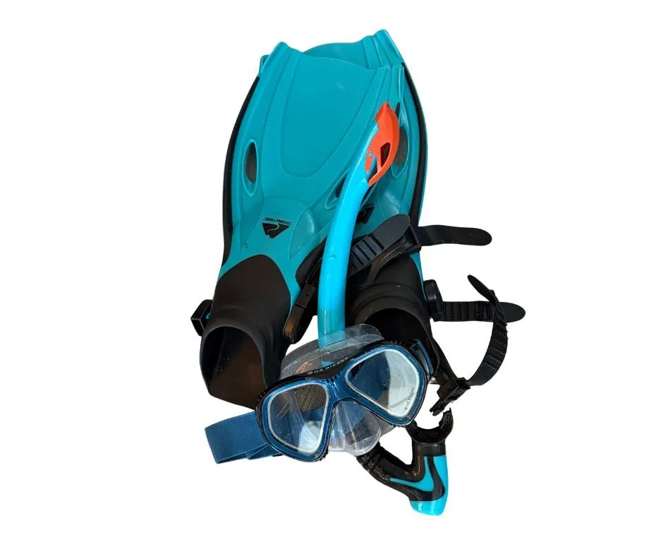 Child Snorkel, Mask & Fin Set Rental  (Select your dates to unlock multi-day & weekly savings)