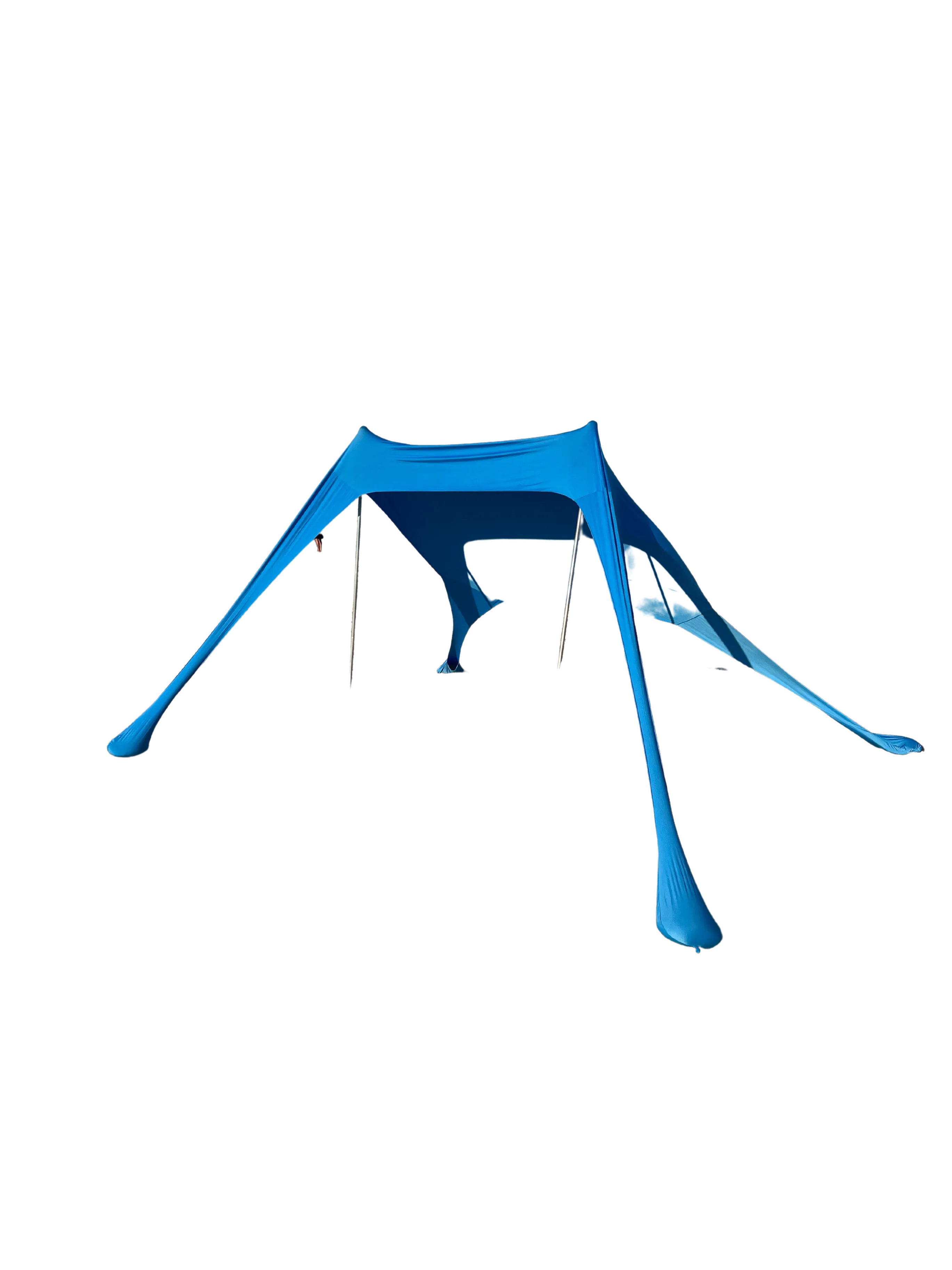 Leaning Sand Bag Canopy