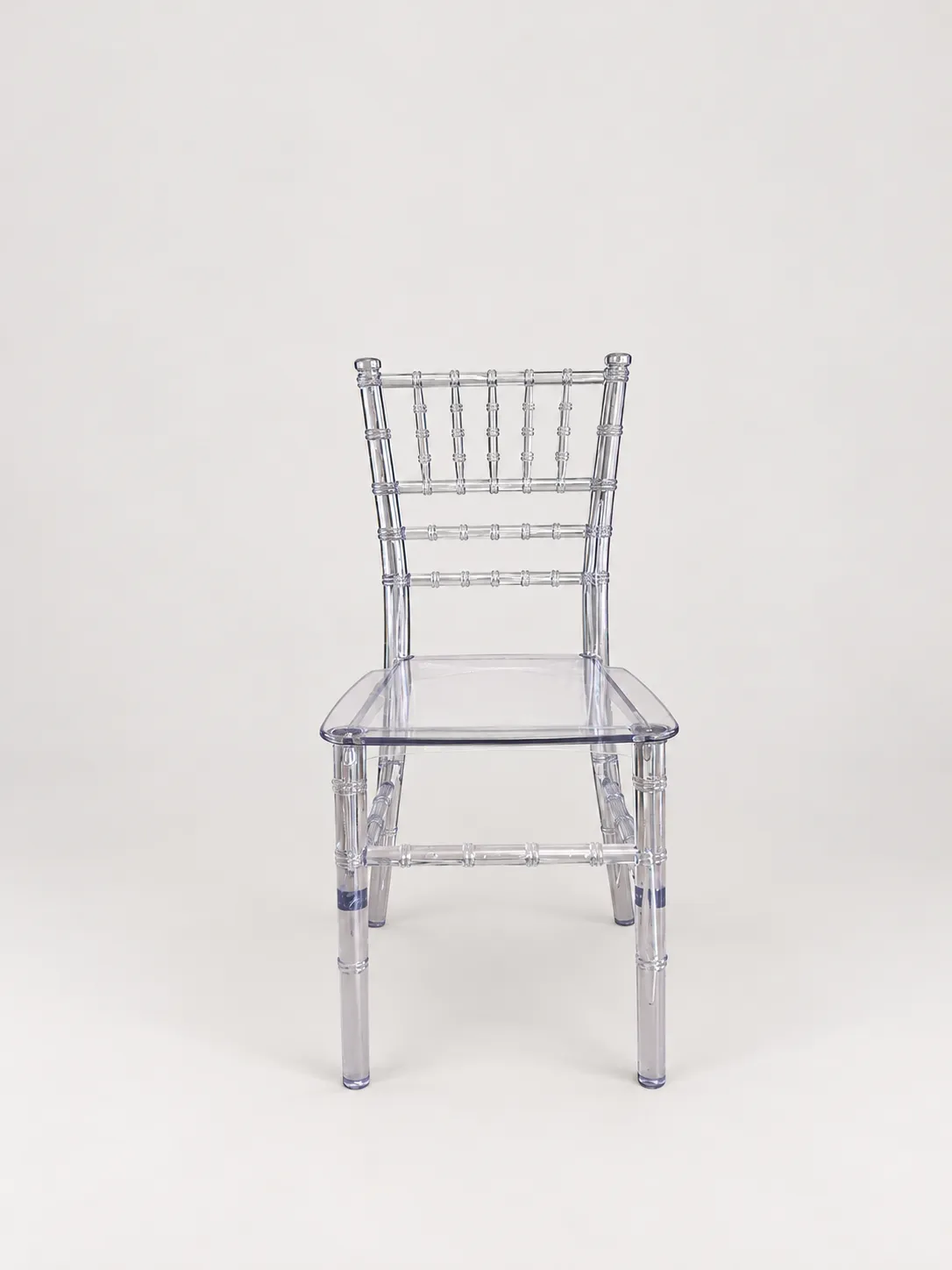 Set of 4 Kids’ Clear Ghost Chiavari Chairs