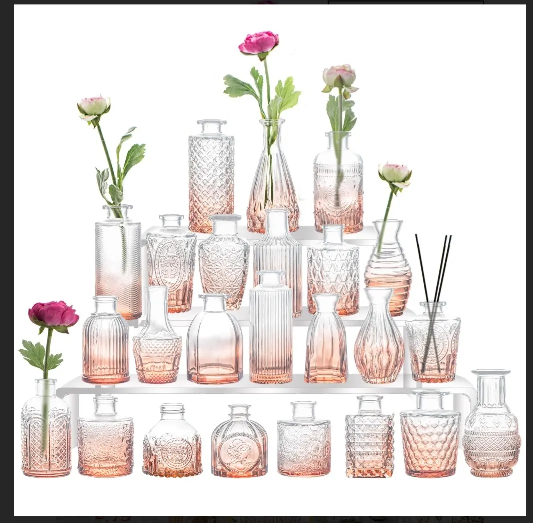 Pink Bud Vases