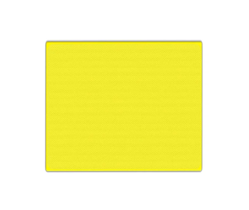 Geel tekstbord - Op maat te bedrukken