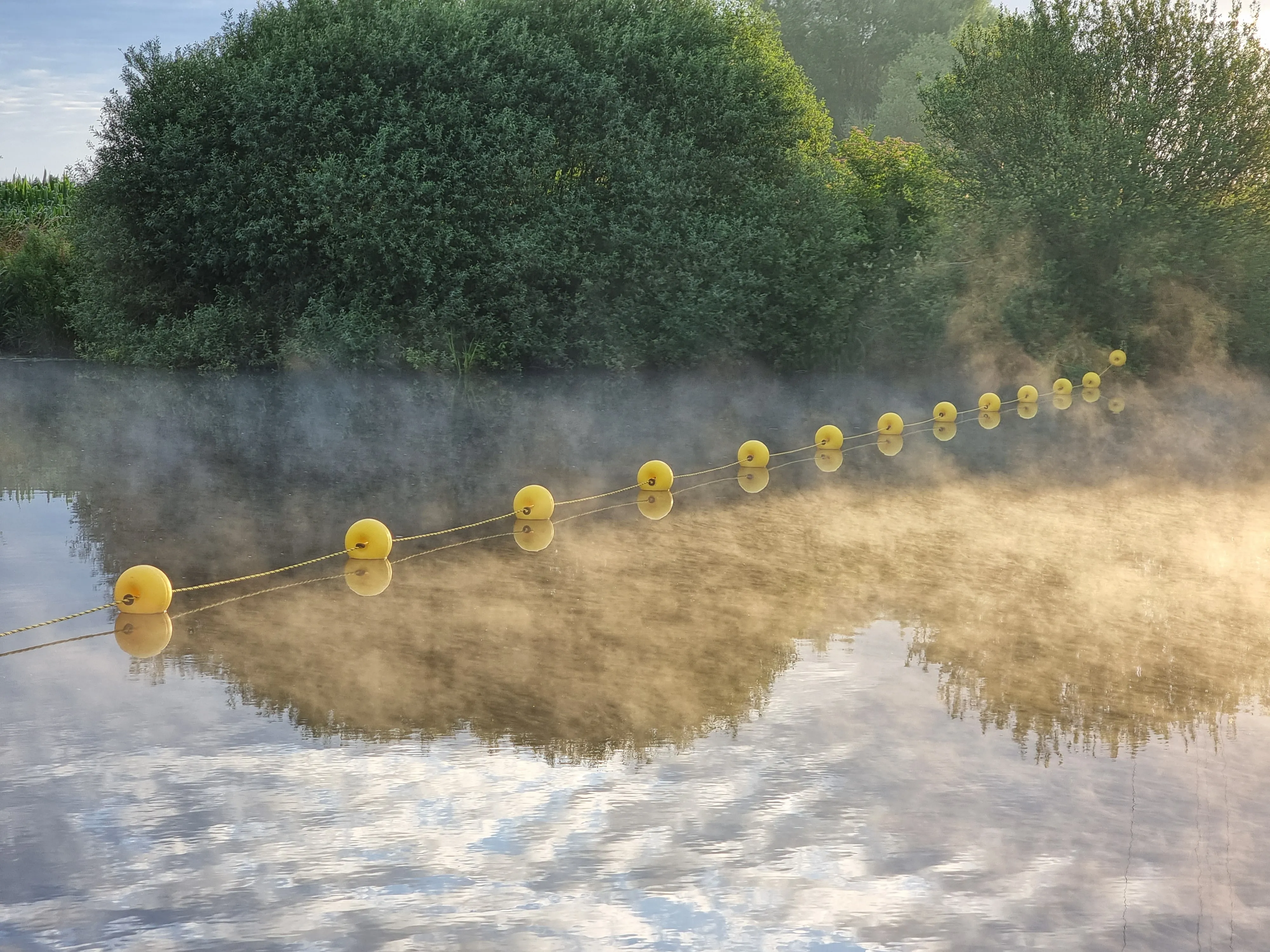 Gele ballenlijn 25 meter