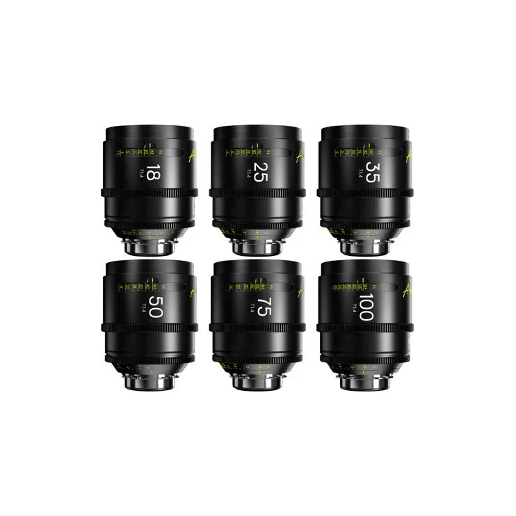 DZO ARLES 18, 25, 35, 50, 75, 100mm T1.4 kit