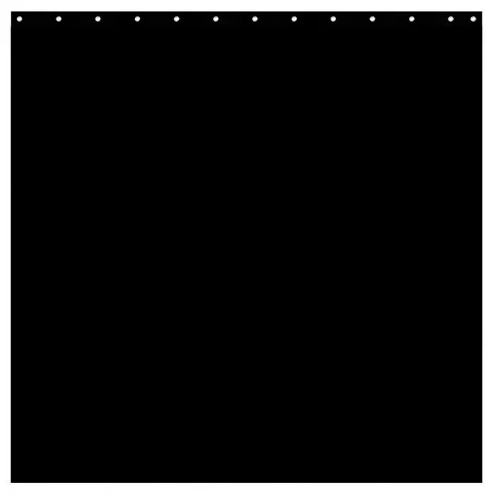 Rosco 8X8" BLACK MOLTON (244X244cm)