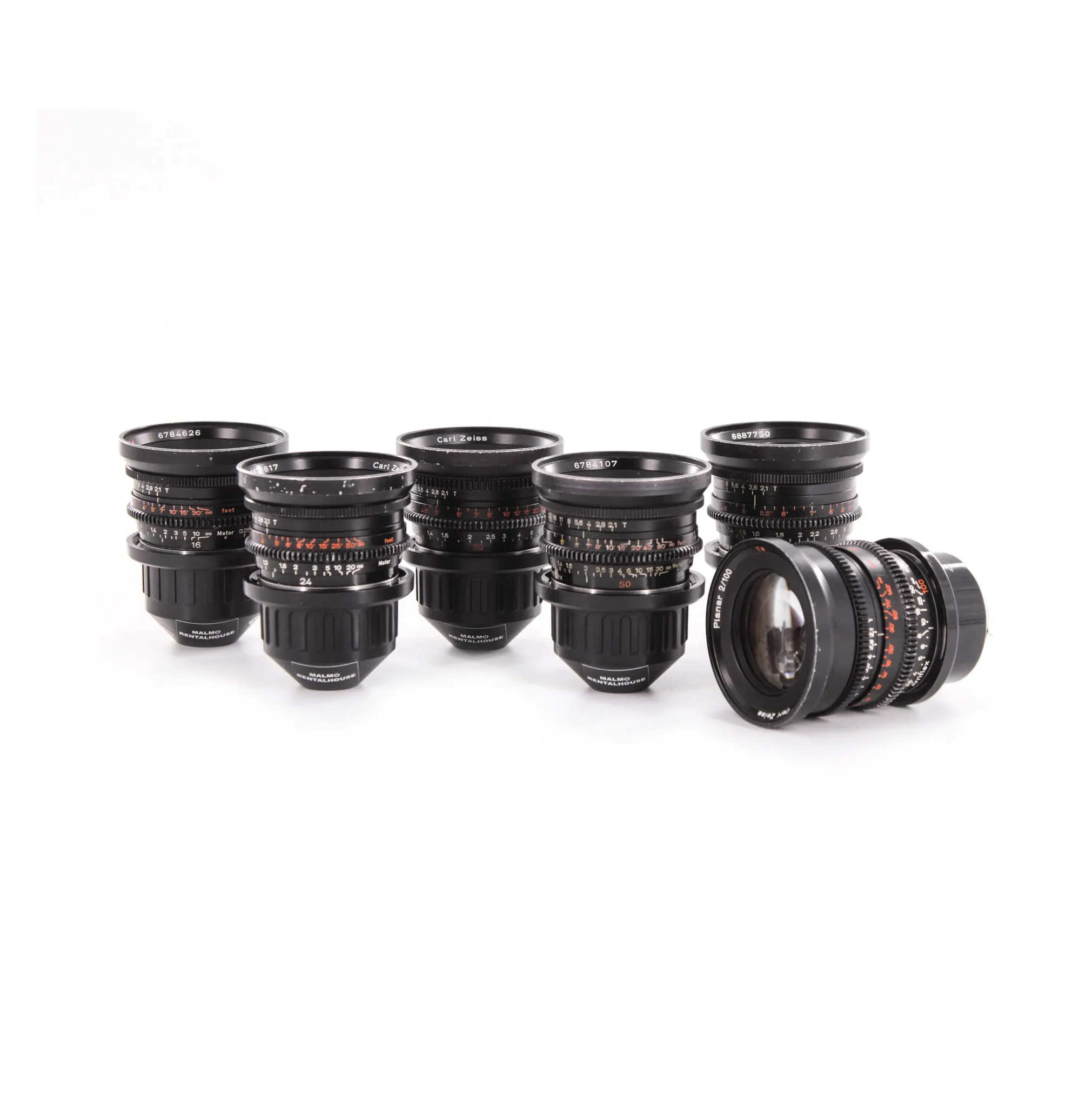 Zeiss STANDARD SPEED T2.1 PRIMES 16, 24, 32, 50, 85, 100mm KIT