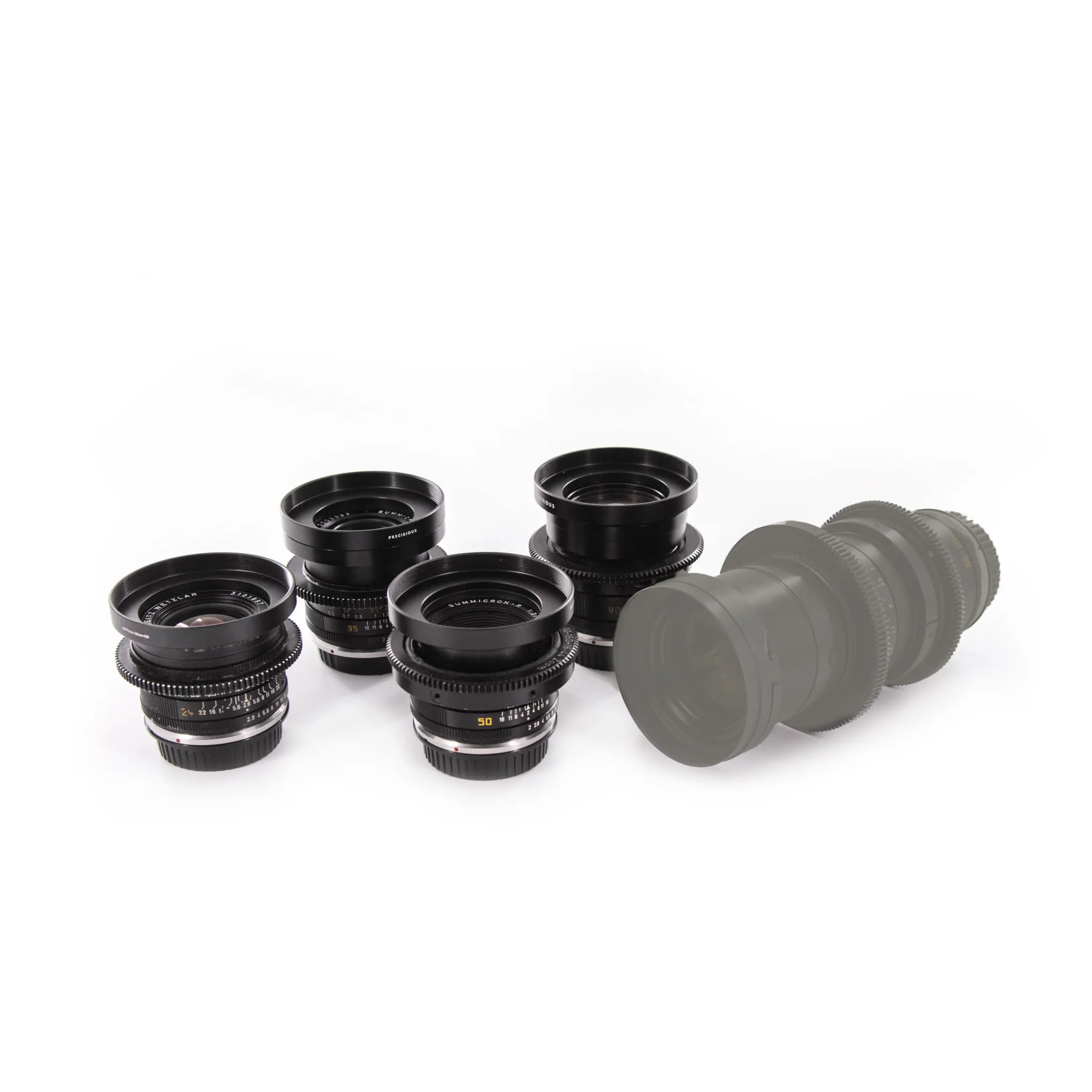 Leica R  24, 35, 50, 90mm PRIMES  EF Mount