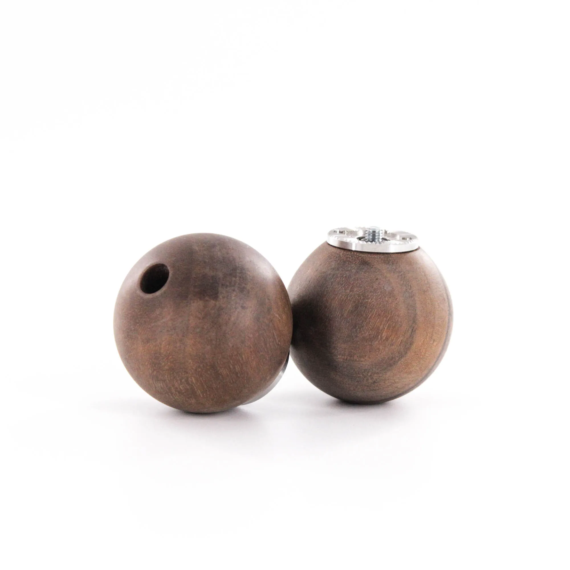 Bolljävlar set of 2 wooden handle knob rosette