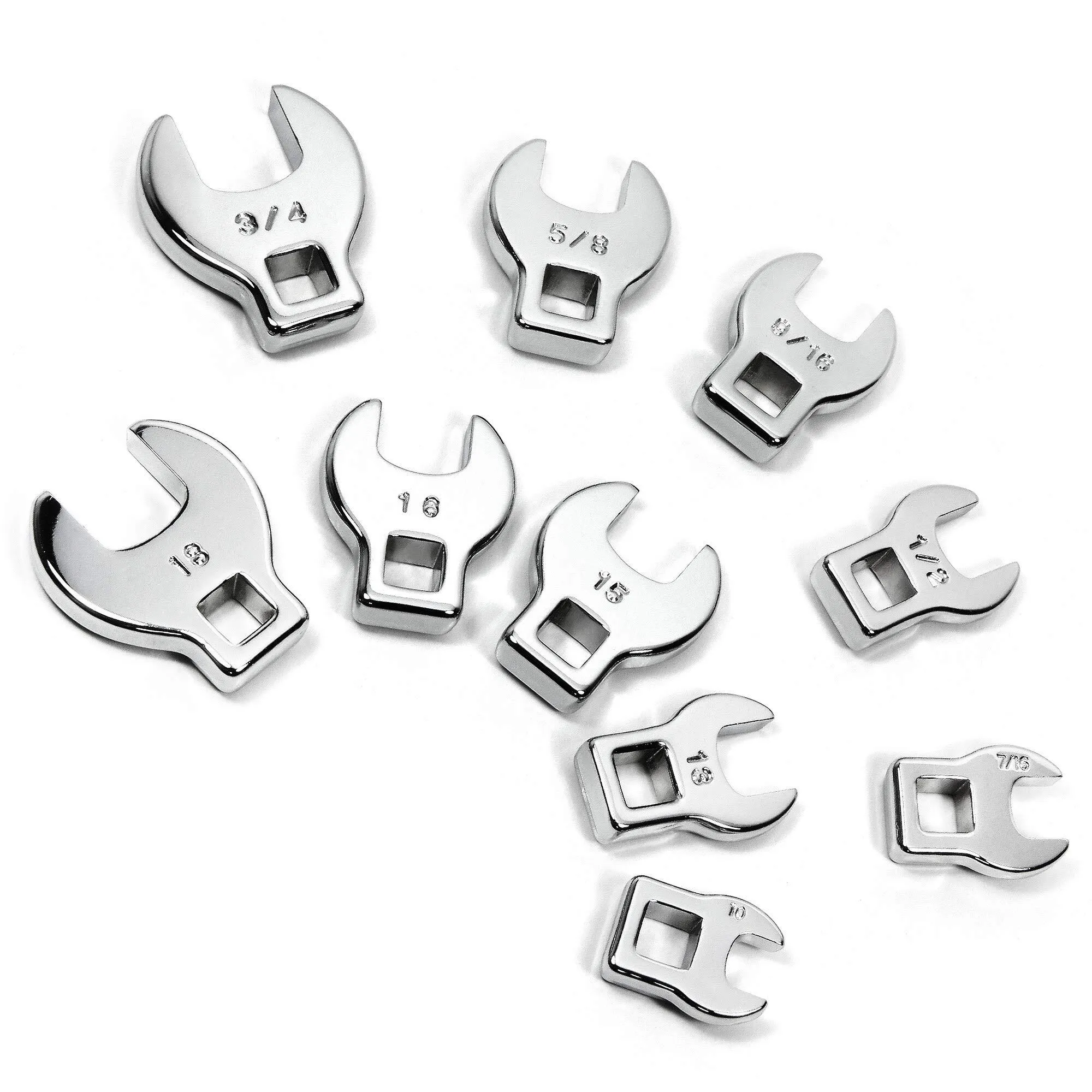 Crowfoot Wrench Set 12pc - SAE 5/16" - 1"