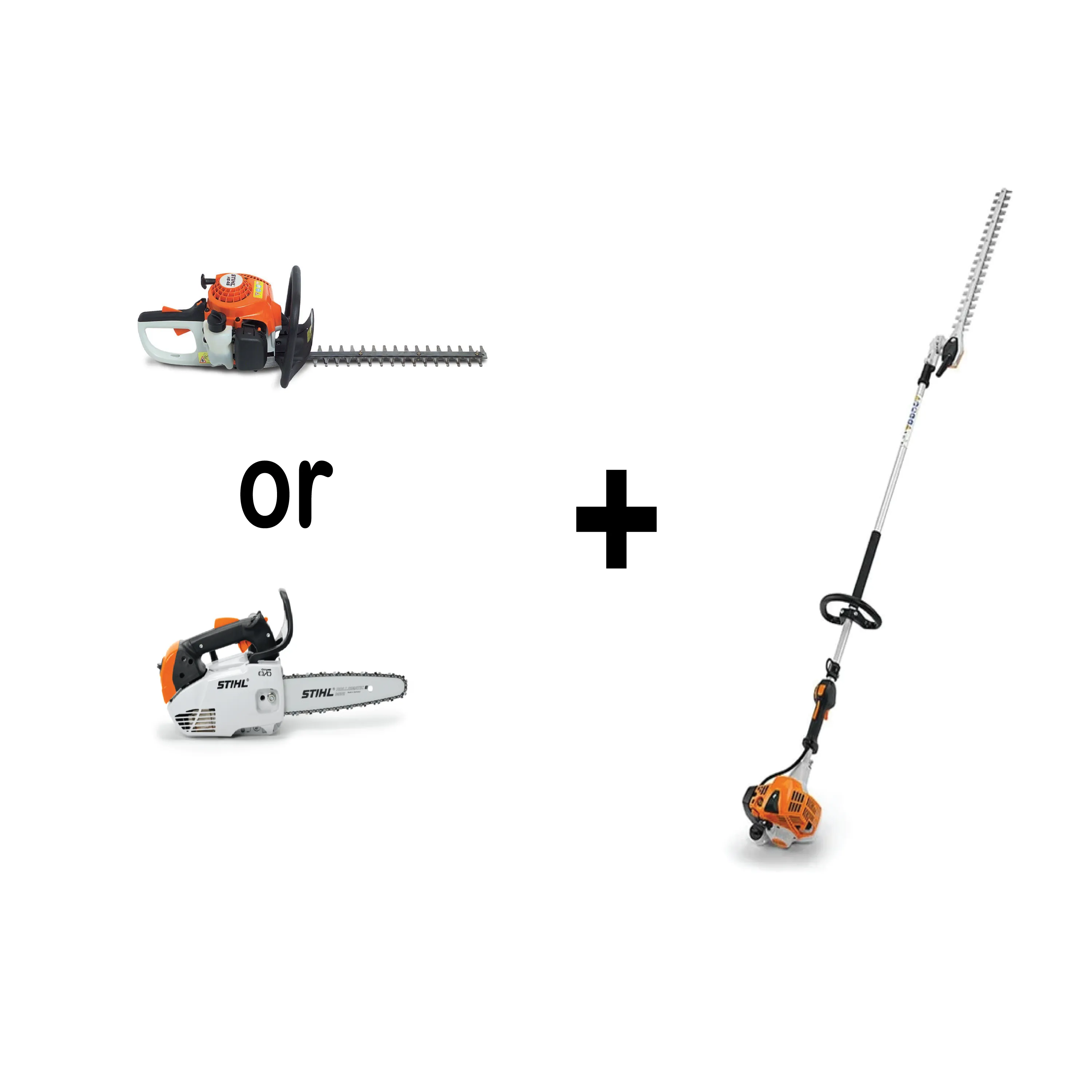 Hedge Trimming Pack w/ Small Chainsaw