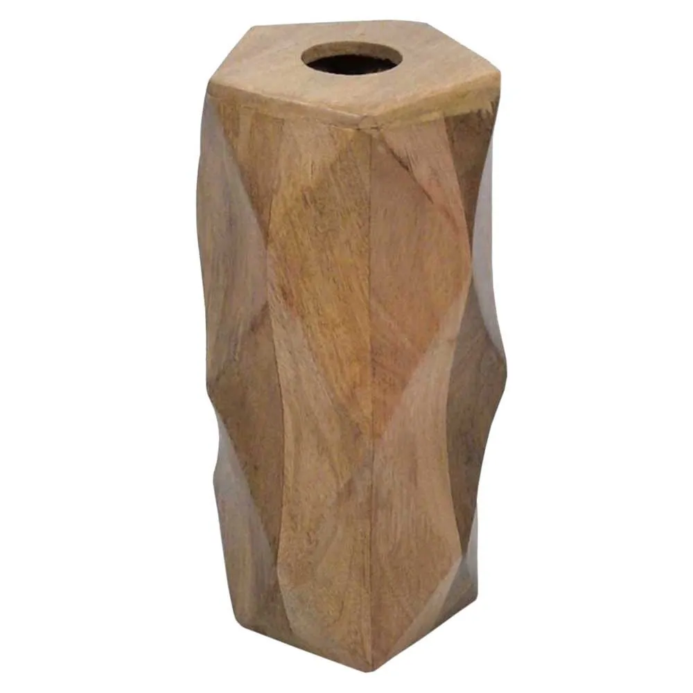 Sculpted Wooden Vase