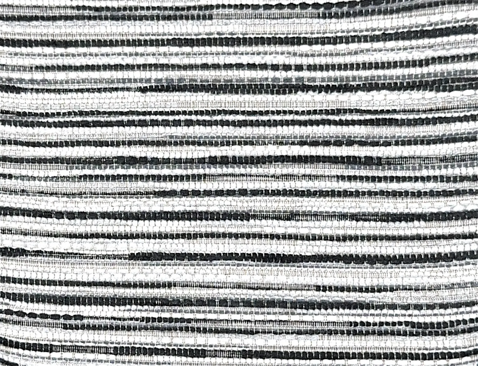 Black Chenille Stripe