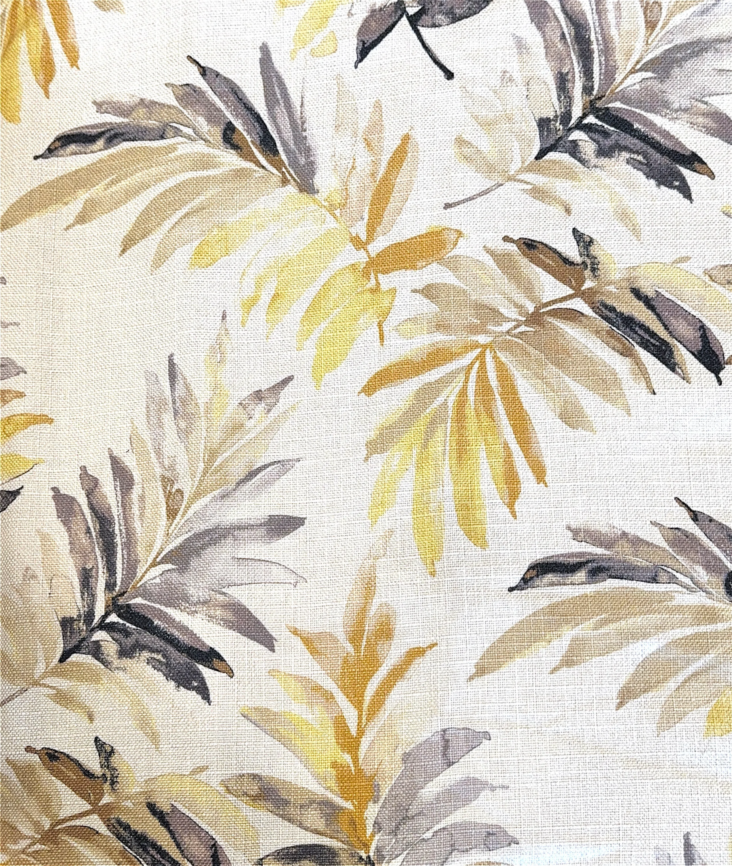 Yellow Palm Leaf Tablecloth 