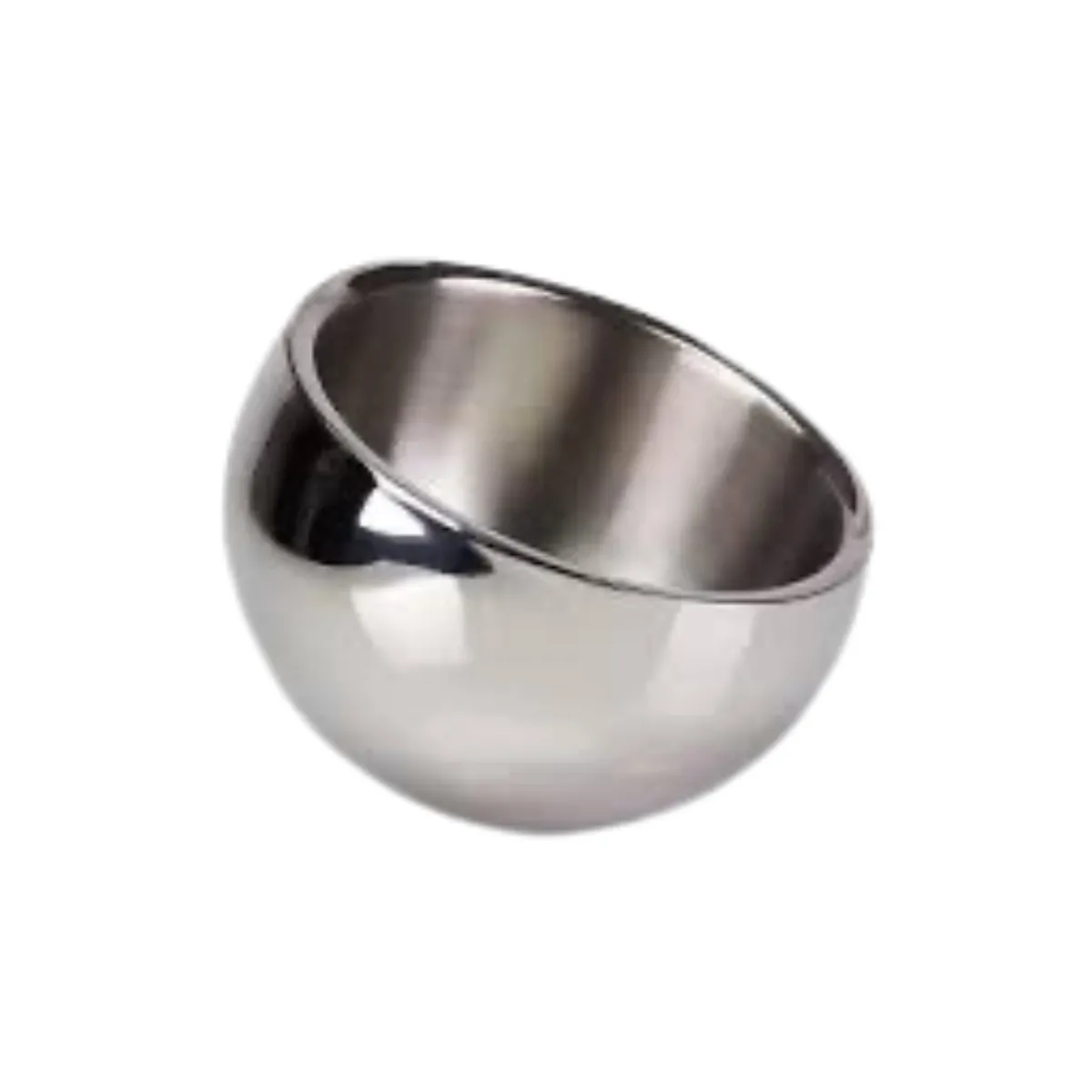 Silver Angled Bowl