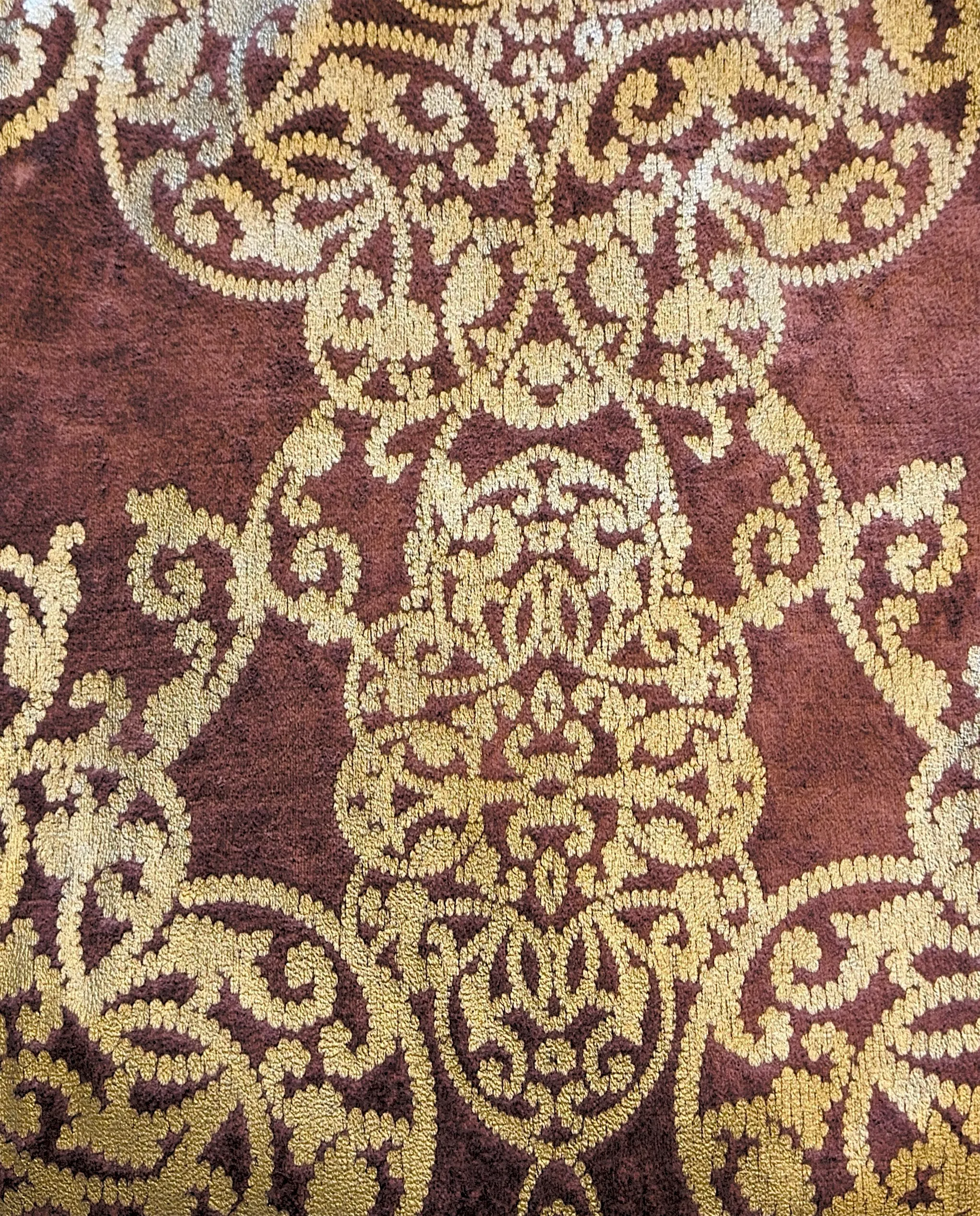 Lavender Suede Damask Tablecloth 