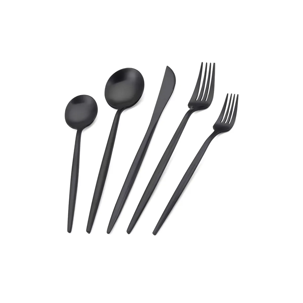Black Cutlery set