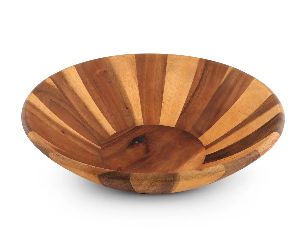 Deep Wooden Bowl