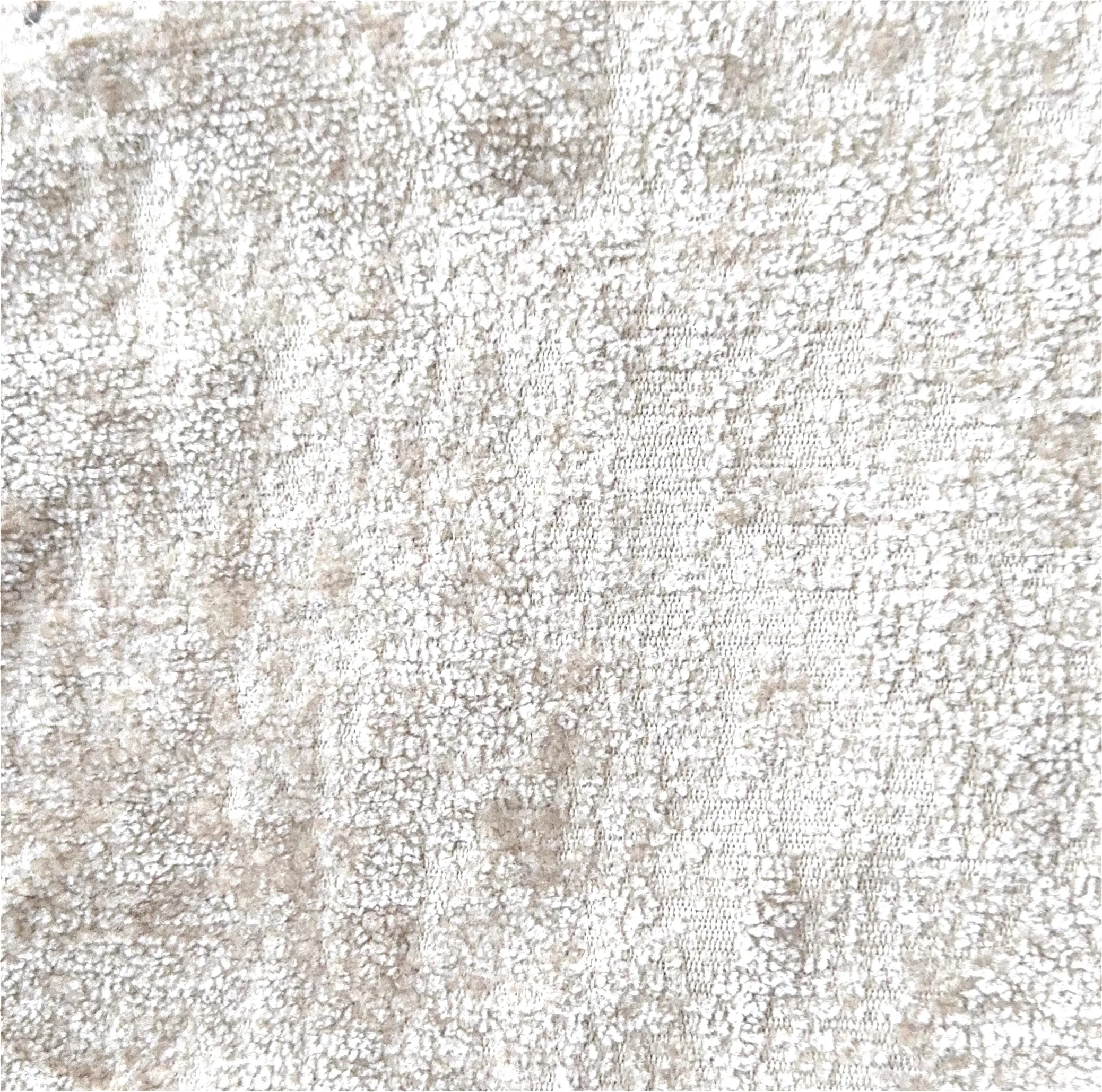 Beige Velvet Tablecloth