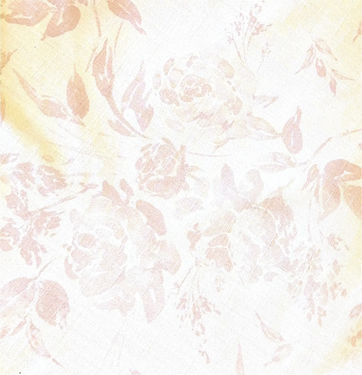 Soft Rose Vintage Floral Tablecloth 