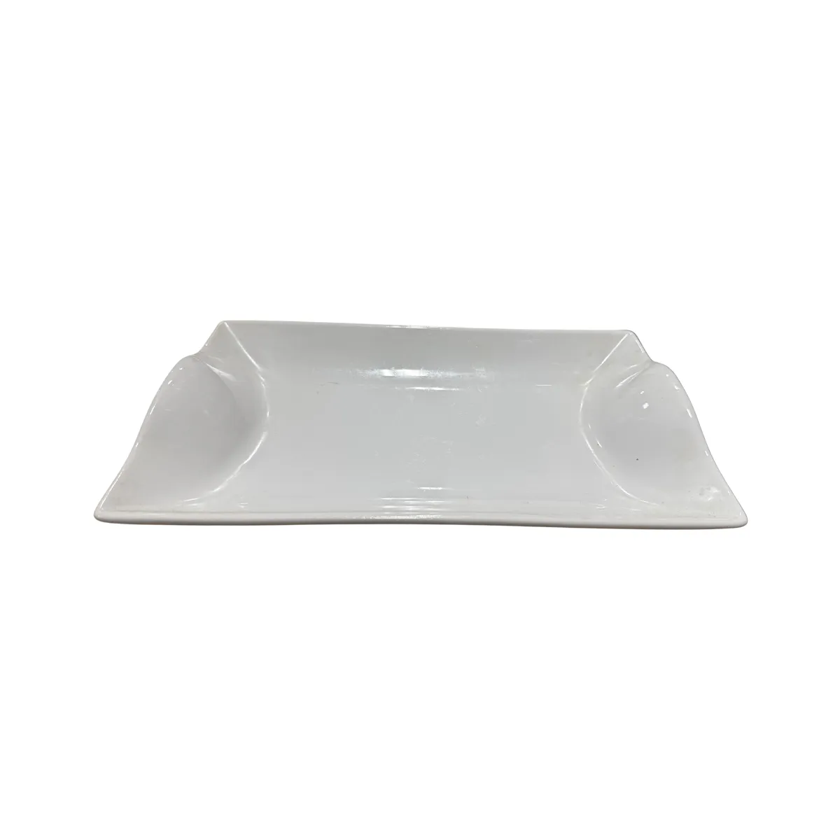 Modern White Rectangle Platter
