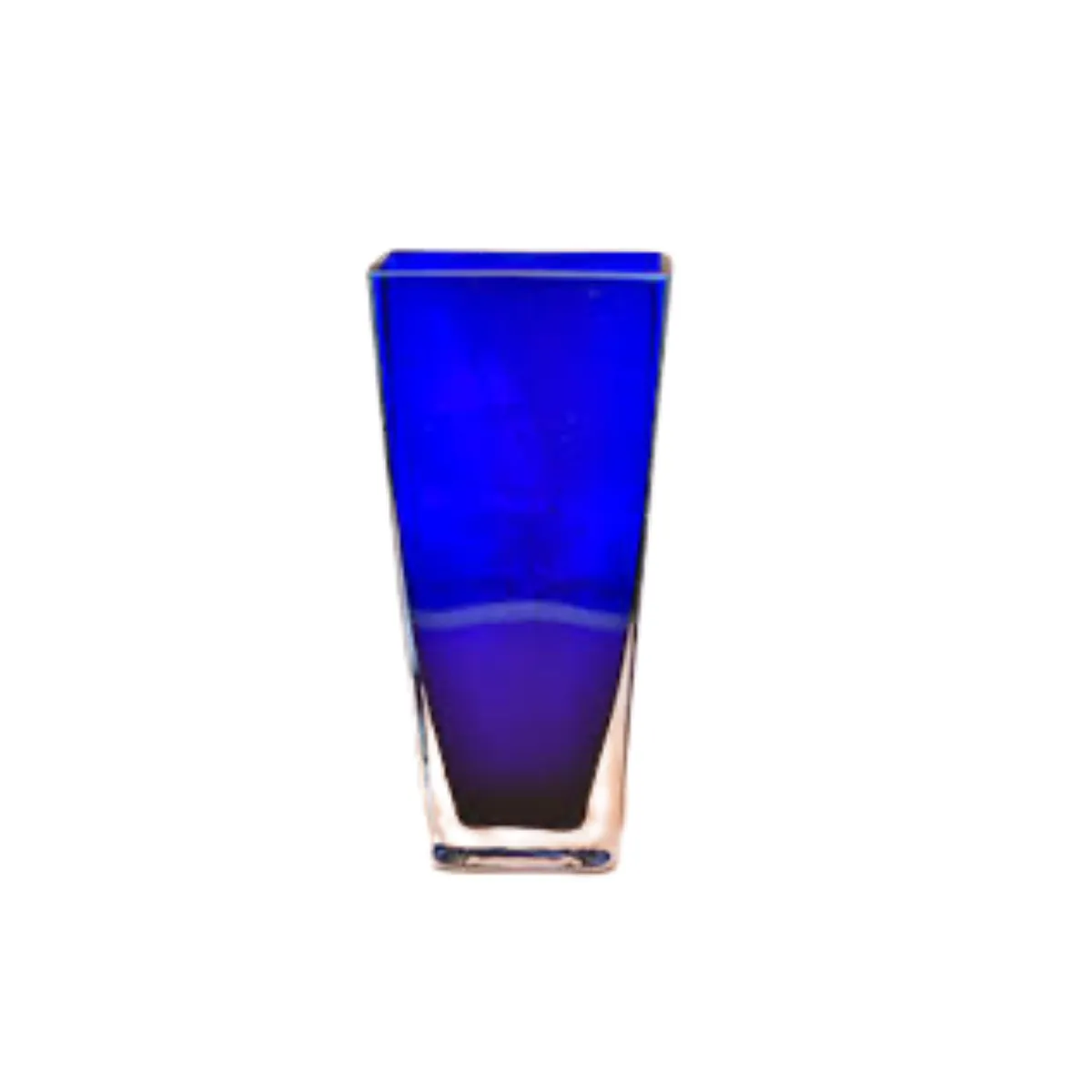 Cobalt Blue Square Vase