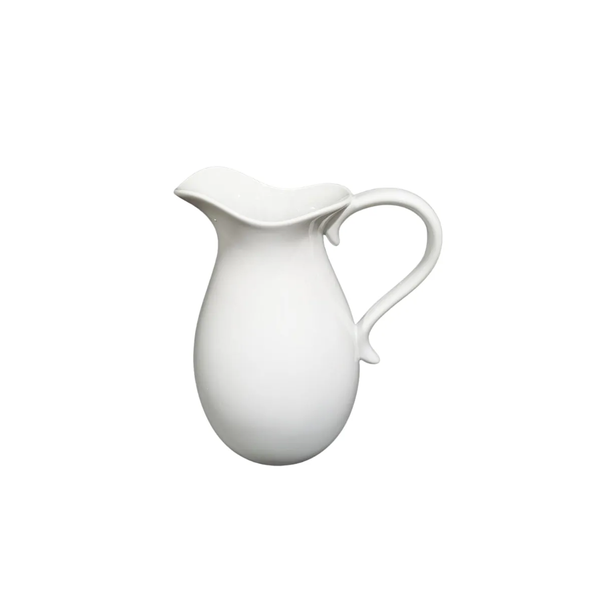 Classic White Pitcher Vase
