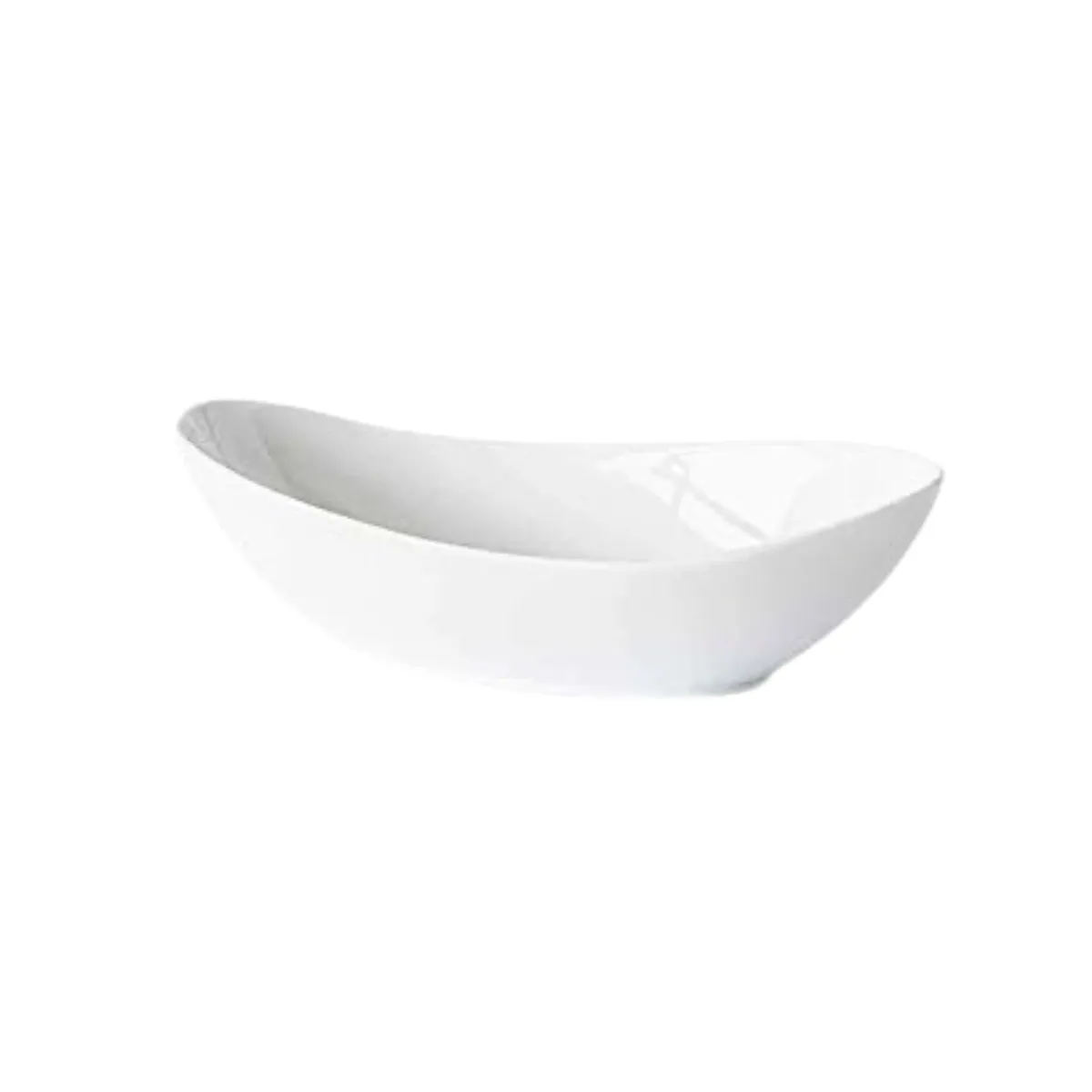 White Oval Dish