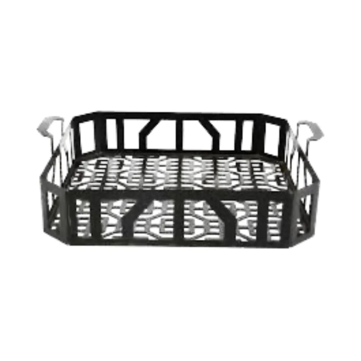 Black Cutout Metal Tray
