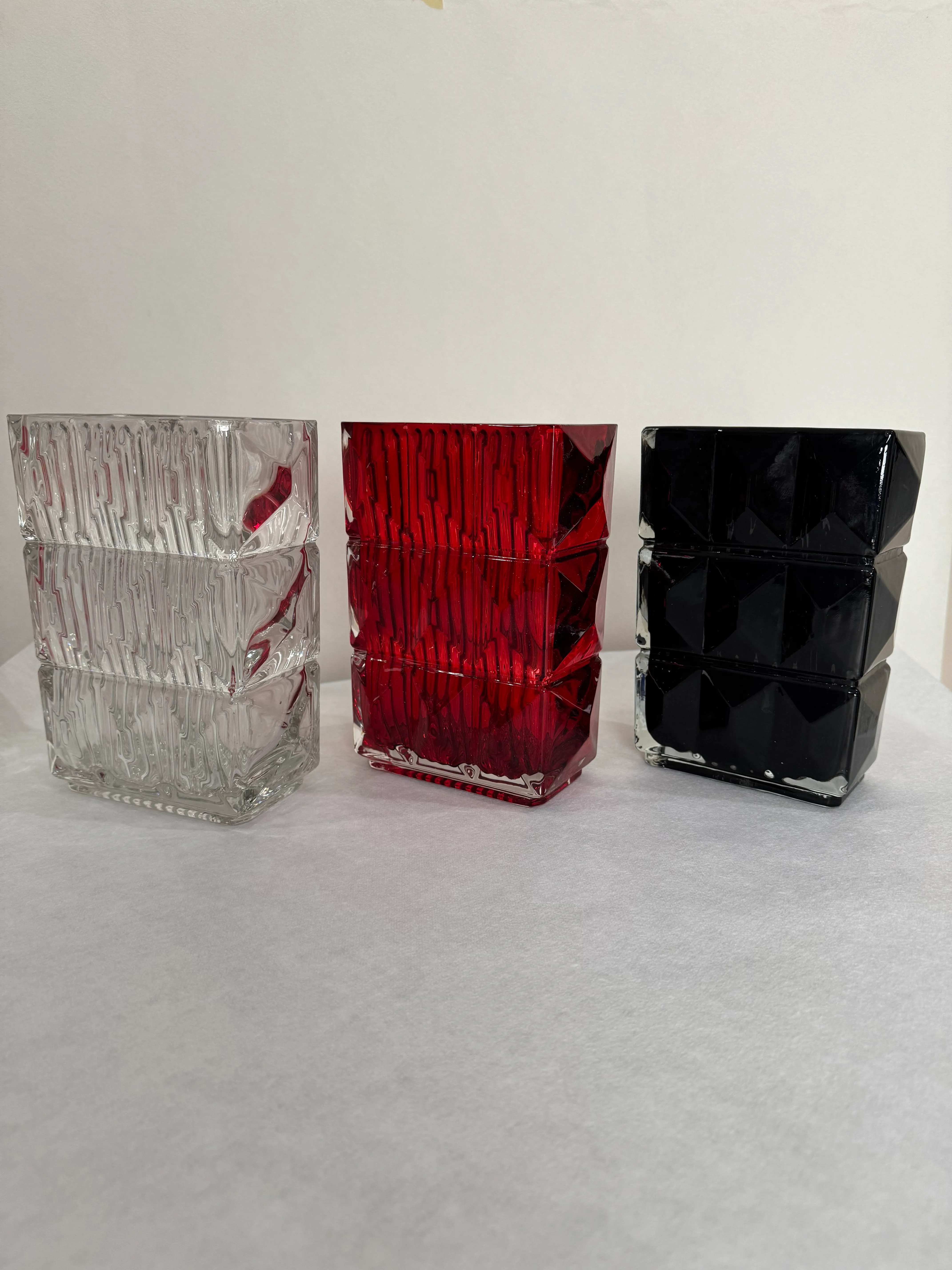 Textured Rectangular Vase