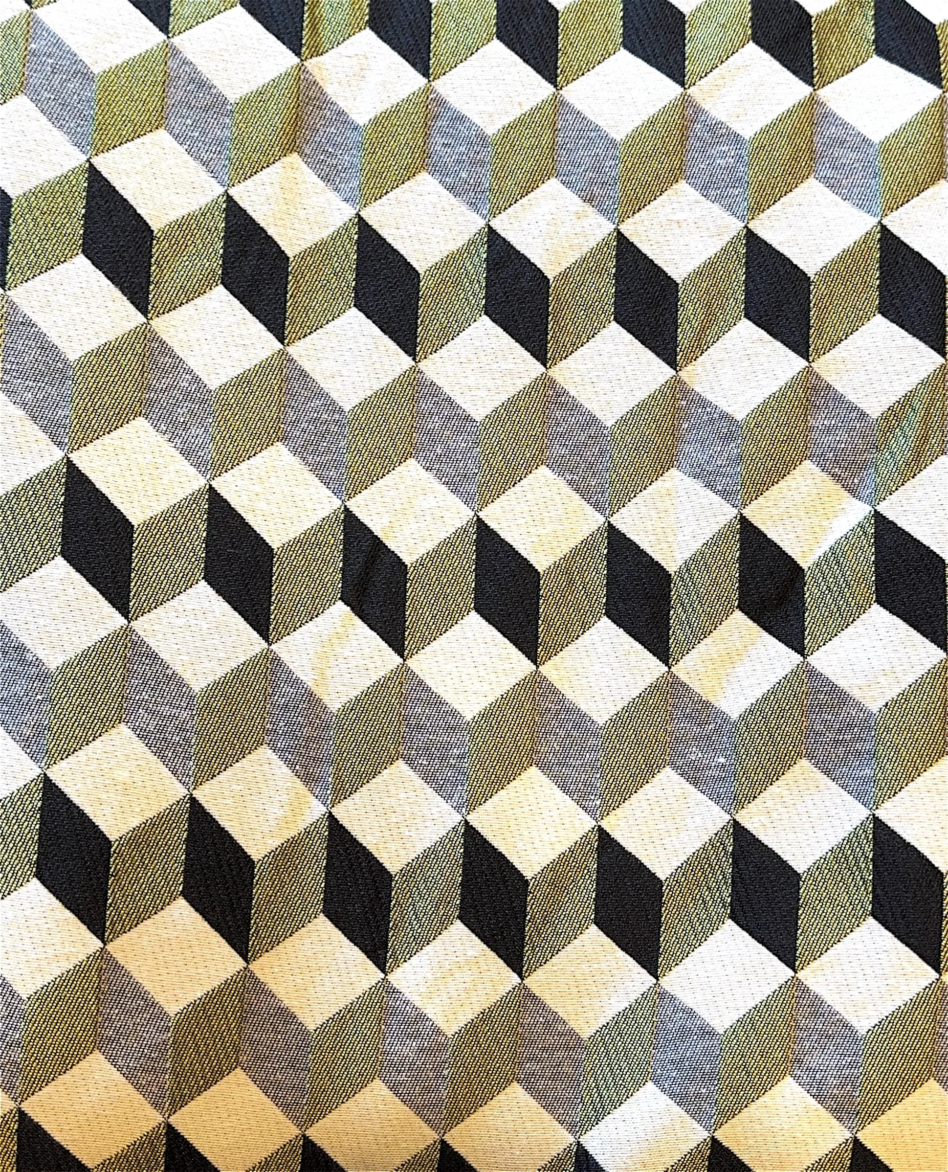 Green Black White Tablecloth