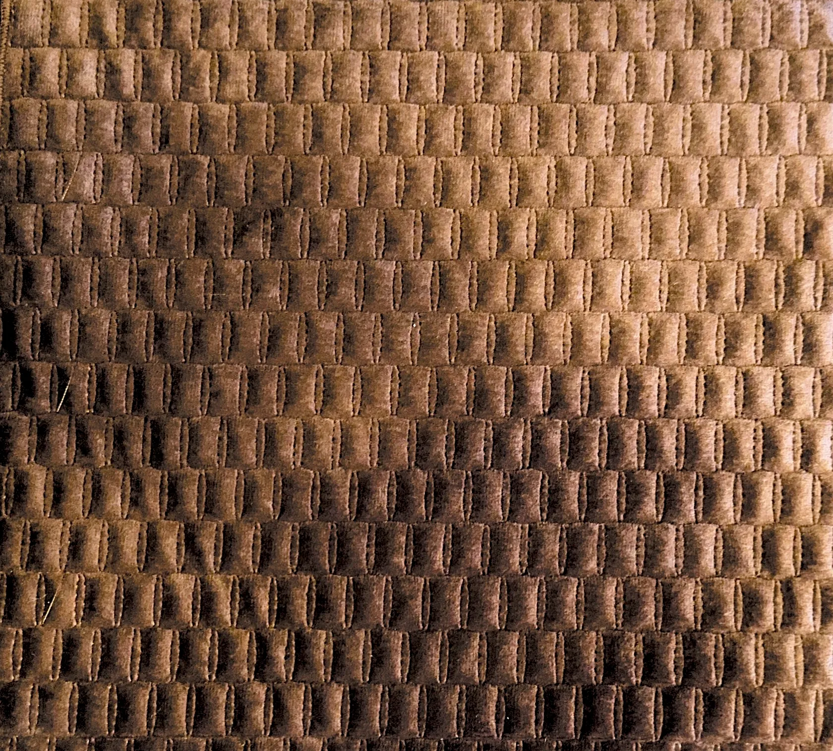 Brown Velvet Quilted