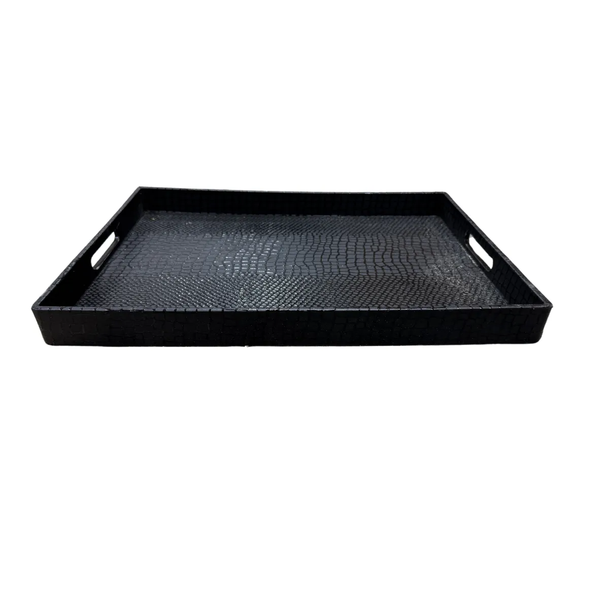 Black Croc Tray