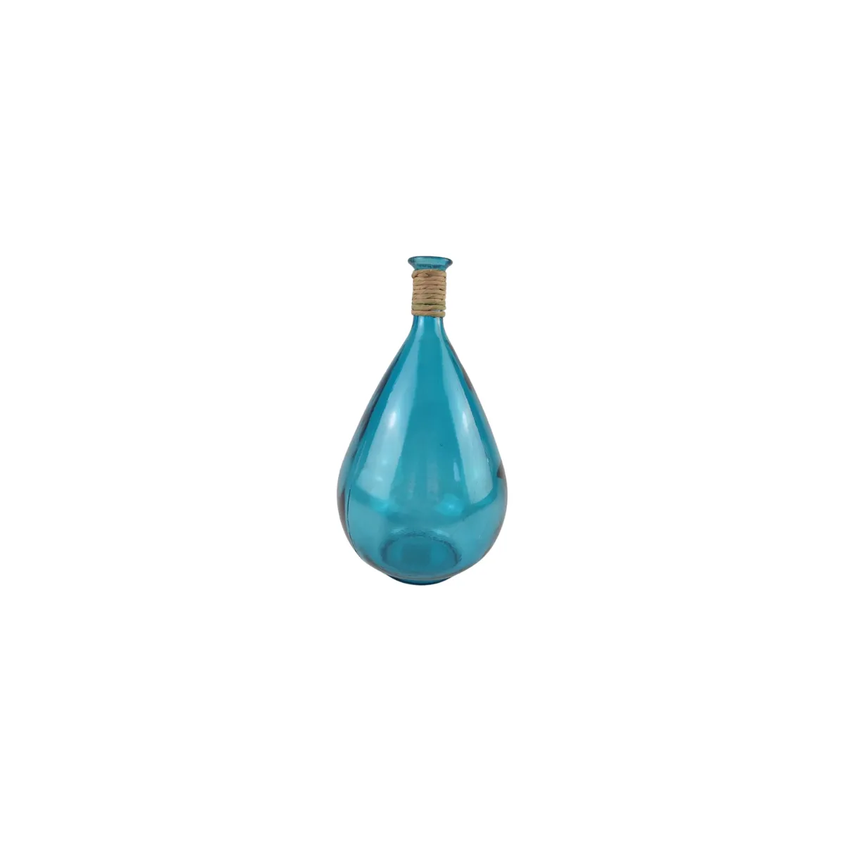 Teardrop Aqua Vase