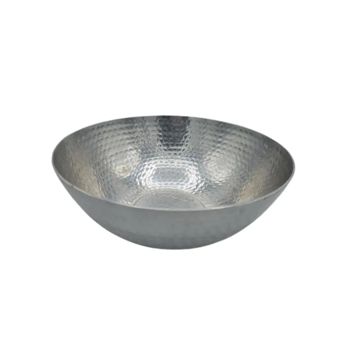 Silver Hammered Bowl