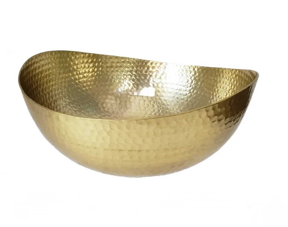Gold Hammered Bowl