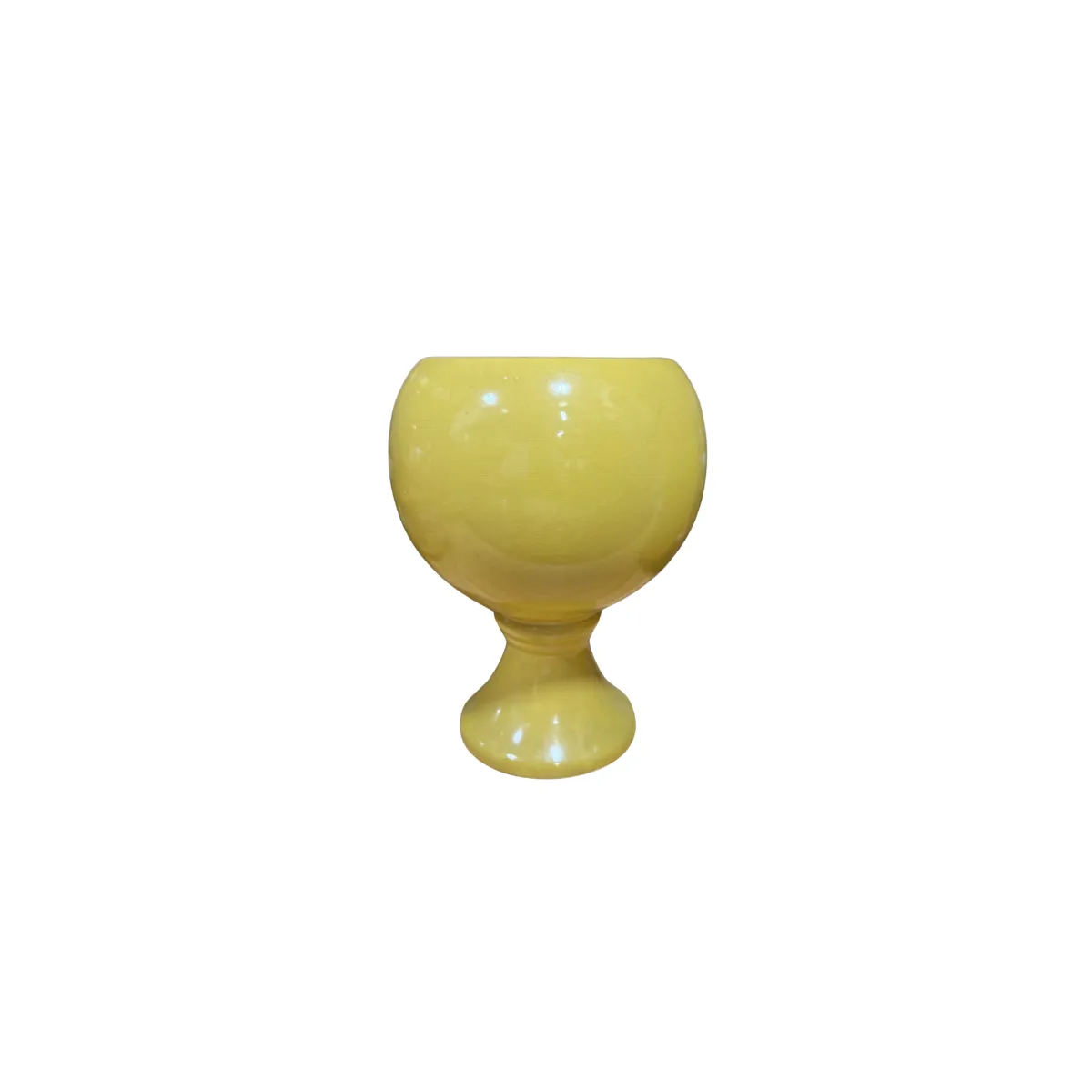 Lemon Pedestal Vase