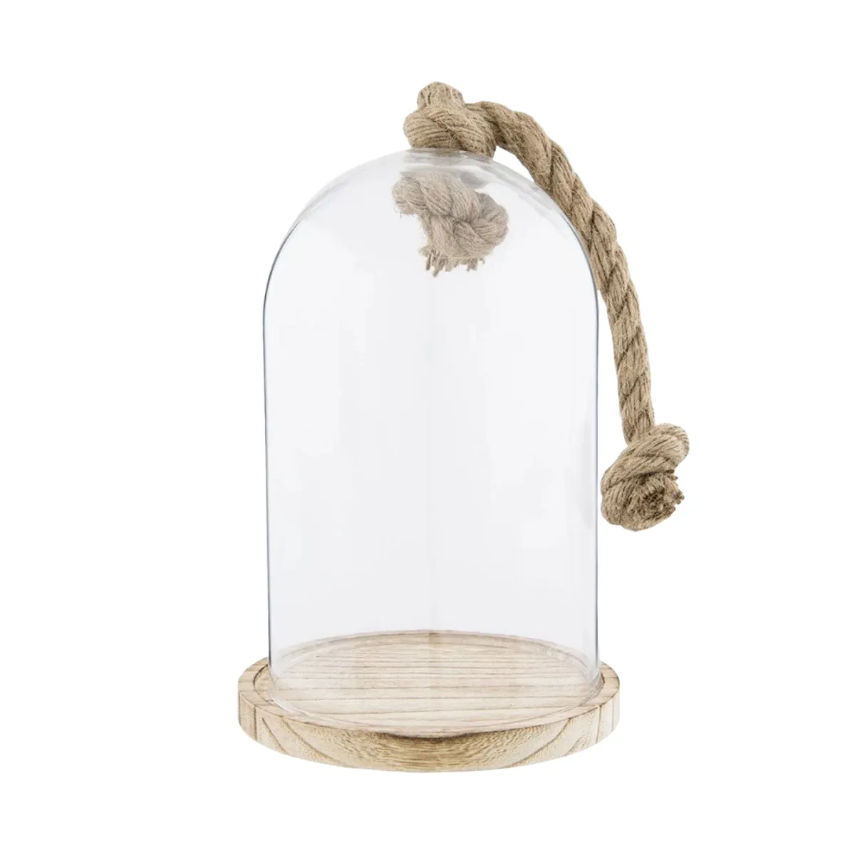 Rope Handle Glass Clonche
