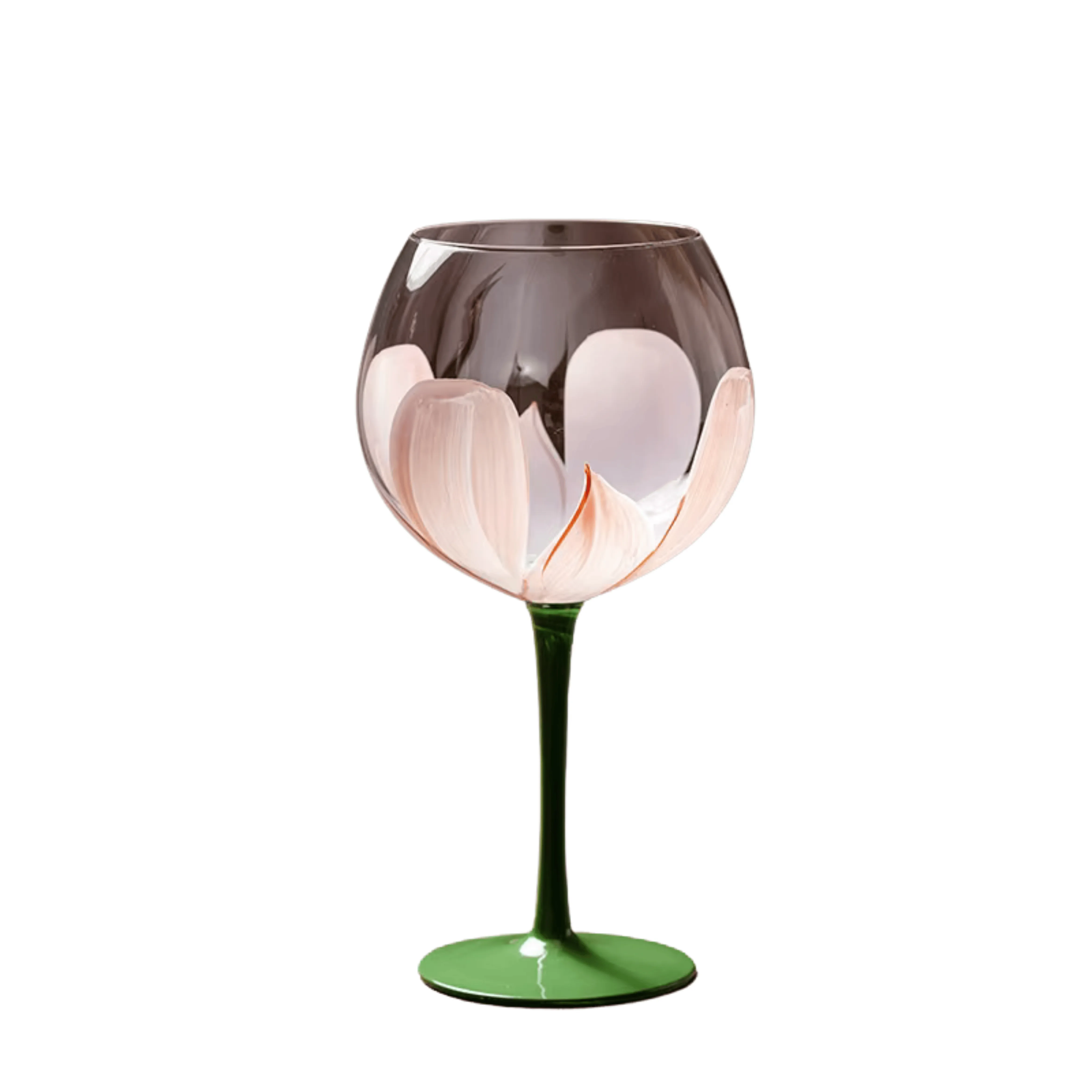 Painted Wine Glass