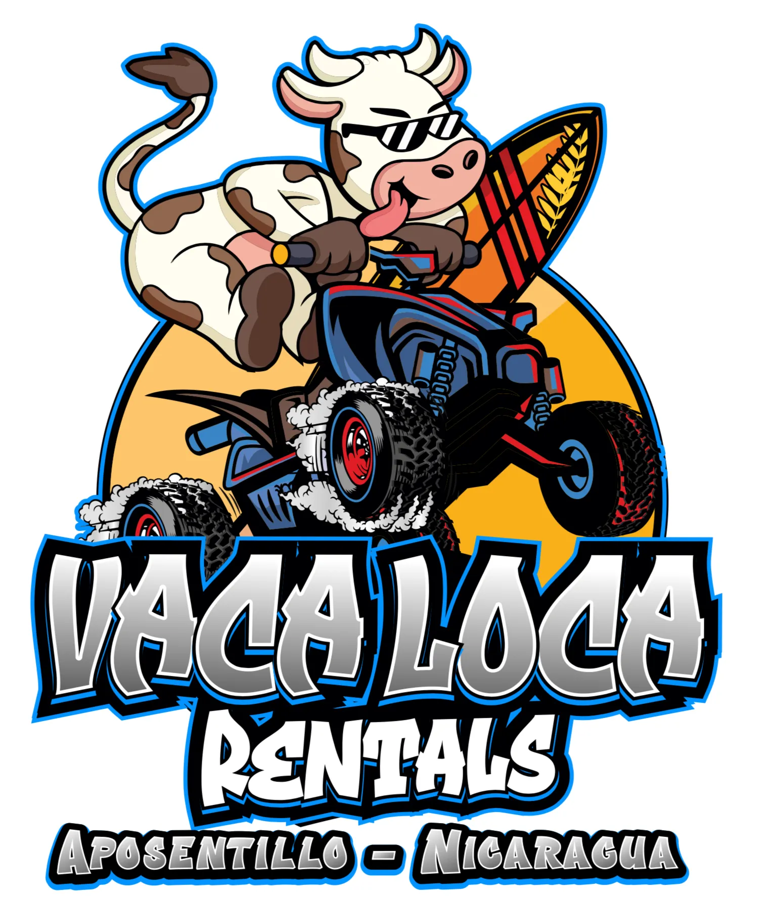 Sticker Vaca ATV